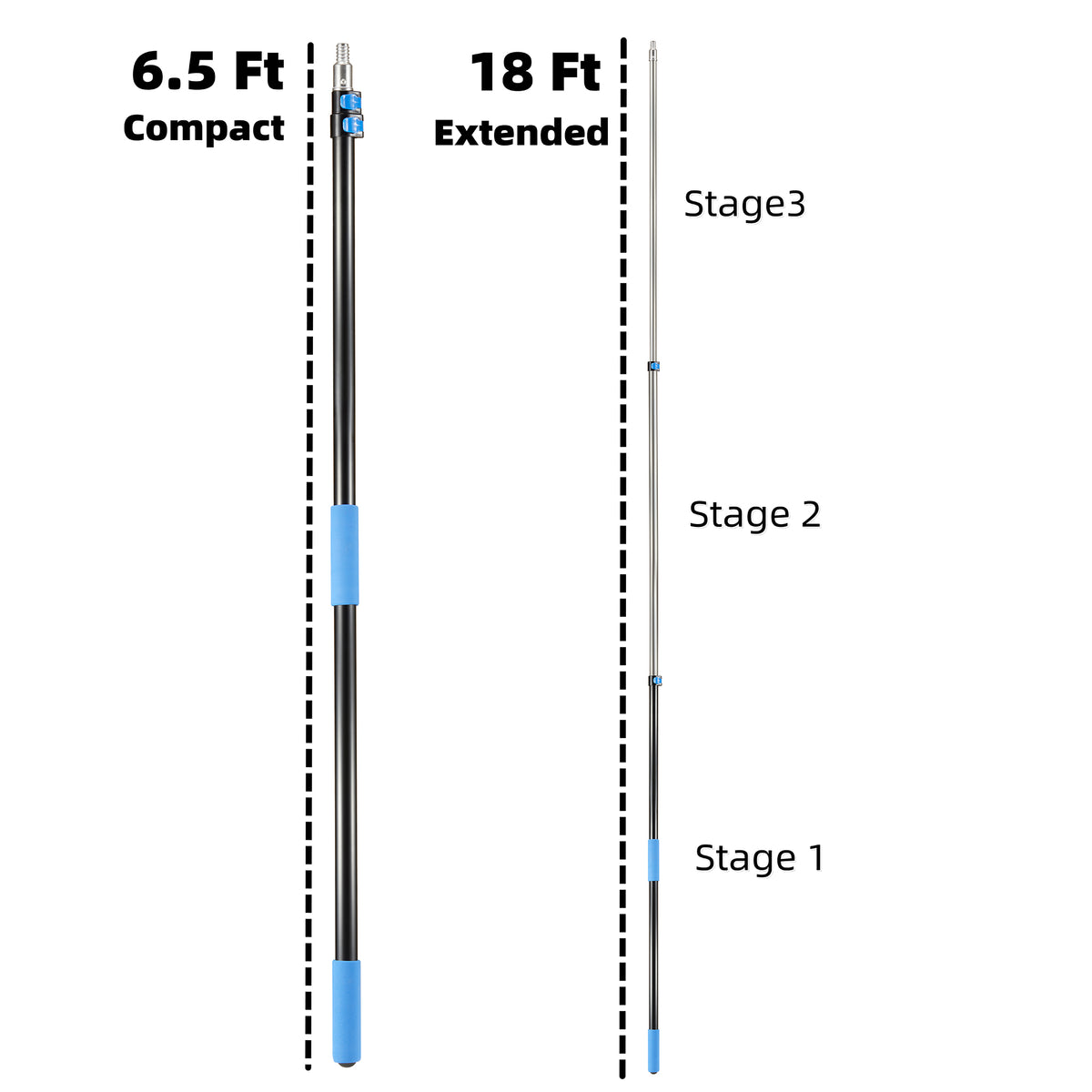 7-18 Ft Extension Pole